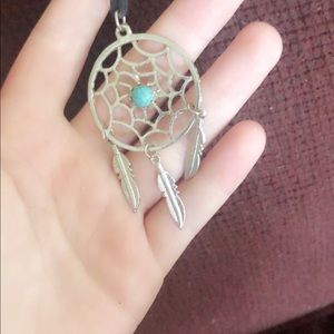 Adjustable dream catcher necklace